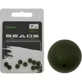 Намистина Brain Beads 7mm (10 шт / уп) Green SGXA-9240-7, фото 